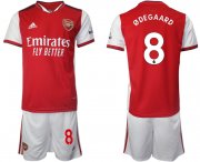 Wholesale Cheap Men 2021-2022 Club Arsenal home red 8 Soccer Jersey