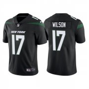 Wholesale Cheap Men's New York Jets #17 Garrett Wilson 2022 Black Vapor Untouchable Limited Stitched Jersey
