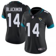 Wholesale Cheap Nike Jaguars #14 Justin Blackmon Black Team Color Women's Stitched NFL Vapor Untouchable Limited Jersey