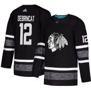 Wholesale Cheap Adidas Blackhawks #12 Alex DeBrincat Black 2019 All-Star Game Parley Authentic Stitched NHL Jersey