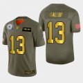 Wholesale Cheap Dallas Cowboys #13 Michael Gallup Men's Nike Olive Gold 2019 Salute to Service Limited NFL 100 Jersey