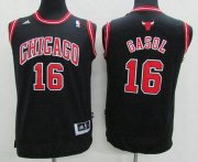 Cheap Youth Chicago Bulls #16 Pau Gasol Black Jersey