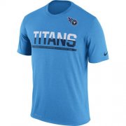 Wholesale Cheap Men's Tennessee Titans Nike Practice Legend Performance T-Shirt Blue