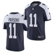 Wholesale Cheap Youth Dallas Cowboys #11 Micah Parsons 2021 NFL Draft Thanksgivens Blue Vapor Limited Stitched Jersey