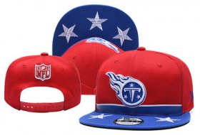 Wholesale Cheap Titans Team Logo Red Blue 2019 Draft Adjustable Hat YD