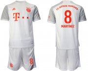 Wholesale Cheap Men 2020-2021 club Bayern Munchen away 8 white Soccer Jerseys