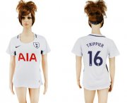 Wholesale Cheap Women's Tottenham Hotspur #16 Trippier Home Soccer Club Jersey