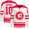 Cheap Men's Calgary Flames #10 Jonathan Huberdeau 2023 Cream Classic Primegreen Stitched Jersey