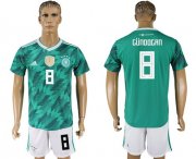 Wholesale Cheap Germany #8 Gundogan Away Soccer Country Jersey