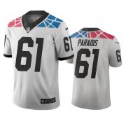 Wholesale Cheap Carolina Panthers #61 Matt Paradis White Vapor Limited City Edition NFL Jersey