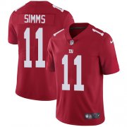 Wholesale Cheap Nike Giants #11 Phil Simms Red Alternate Men's Stitched NFL Vapor Untouchable Limited Jersey