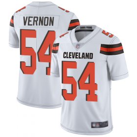 Wholesale Cheap Nike Browns #54 Olivier Vernon White Men\'s Stitched NFL Vapor Untouchable Limited Jersey