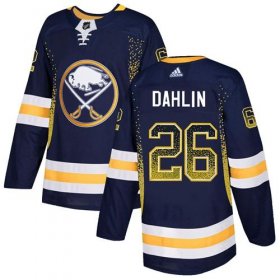 Wholesale Cheap Adidas Sabres #26 Rasmus Dahlin Navy Blue Home Authentic Drift Fashion Stitched NHL Jersey