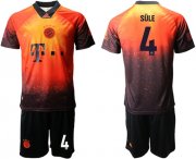 Wholesale Cheap Bayern Munchen #4 Sule FIFA 19AD Memorial Edition Soccer Club Jersey