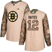 Wholesale Cheap Adidas Bruins #12 Adam Oates Camo Authentic 2017 Veterans Day Stitched NHL Jersey