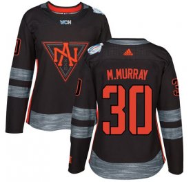 Wholesale Cheap Team North America #30 Matt Murray Black 2016 World Cup Women\'s Stitched NHL Jersey