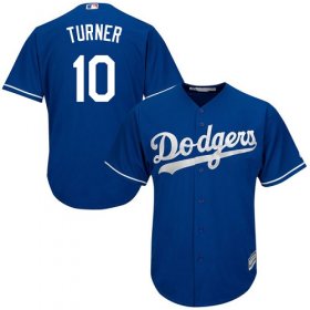 Wholesale Cheap Dodgers #10 Justin Turner Blue Cool Base Stitched Youth MLB Jersey