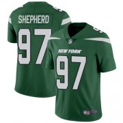 Wholesale Cheap Nike Jets #97 Nathan Shepherd Green Team Color Men's Stitched NFL Vapor Untouchable Limited Jersey