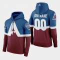 Wholesale Cheap Adidas Colorado Avalanche Custom Men's Burgundy 2020 Stadium Series Hoodie
