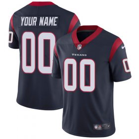 Wholesale Cheap Nike Houston Texans Customized Navy Blue Team Color Stitched Vapor Untouchable Limited Youth NFL Jersey