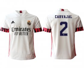 Wholesale Cheap Men 2020-2021 club Real Madrid home aaa version 2 white Soccer Jerseys