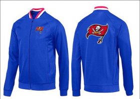 Wholesale Cheap NFL Tampa Bay Buccaneers Team Logo Jacket Blue_1