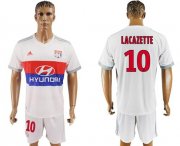 Wholesale Cheap Lyon #10 Lacazette Home Soccer Club Jersey