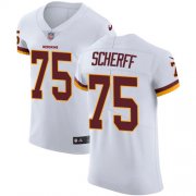Wholesale Cheap Nike Redskins #75 Brandon Scherff White Men's Stitched NFL Vapor Untouchable Elite Jersey