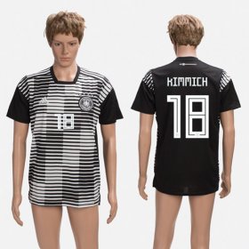 Wholesale Cheap Germany #18 Kimmich Black Soccer Country Jersey