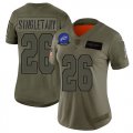 Wholesale Cheap Nike Bills #26 Devin Singletary Camo Women's Stitched NFL Limited 2019 Salute to Service Jersey