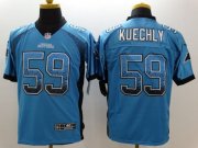Wholesale Cheap Nike Panthers #59 Luke Kuechly Blue Alternate Men's Stitched NFL Elite Drift Fashion Jersey