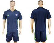 Wholesale Cheap Schalke 04 Blank Blue Training Soccer Club Jersey