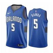Wholesale Cheap Nike Magic #5 Mohamed Bamba Blue 2019-20 Statement Edition NBA Jersey