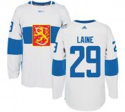 Wholesale Cheap Team Finland #29 Patrik Laine White 2016 World Cup Stitched NHL Jersey