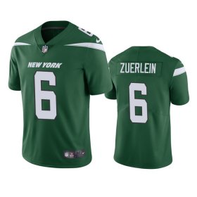 Cheap Men\'s New York Jets #6 Greg Zuerlein Green Vapor Untouchable Limited Stitched Jersey