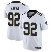 Cheap Men's New Orleans Saints #92 Chase Young White Vapor Limited Football Stitched Jersey