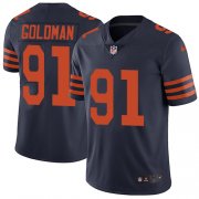 Wholesale Cheap Nike Bears #91 Eddie Goldman Navy Blue Alternate Men's Stitched NFL Vapor Untouchable Limited Jersey