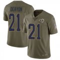 Wholesale Cheap Nike Rams #21 Donte Deayon Olive Men's Stitched NFL Limited 2017 Salute To Service Jersey