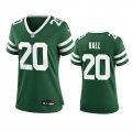 Cheap Women's New York Jets #20 Breece Hall Green 2024 Football Stitched Jersey(Run Small)