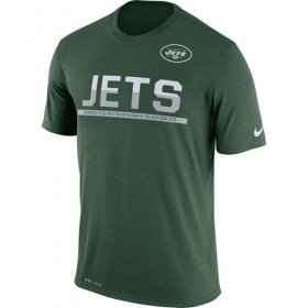 Wholesale Cheap Men\'s New York Jets Nike Practice Legend Performance T-Shirt Green