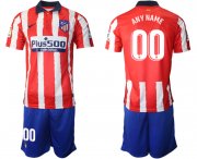 Wholesale Cheap Men 2020-2021 club Atletico Madrid home customized red Soccer Jerseys