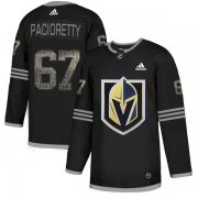 Wholesale Cheap Adidas Golden Knights #67 Max Pacioretty Black Authentic Classic Stitched NHL Jersey