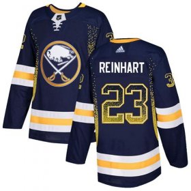 Wholesale Cheap Adidas Sabres #23 Sam Reinhart Navy Blue Home Authentic Drift Fashion Stitched NHL Jersey