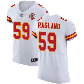 Wholesale Cheap Nike Chiefs #59 Reggie Ragland White Men\'s Stitched NFL Vapor Untouchable Elite Jersey