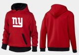 Wholesale Cheap New York Giants Logo Pullover Hoodie Red & Black