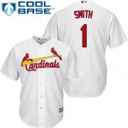 Wholesale Cheap Cardinals #1 Ozzie Smith White Cool Base Stitched Youth MLB Jersey