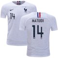 Wholesale Cheap France #14 Matuidi Away Kid Soccer Country Jersey