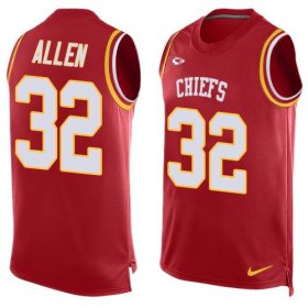 Wholesale Cheap Nike Chiefs #32 Marcus Allen Red Team Color Men\'s Stitched NFL Limited Tank Top Jersey