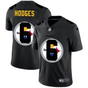 Wholesale Cheap Pittsburgh Steelers #6 Devlin Hodges Men's Nike Team Logo Dual Overlap Limited NFL Jersey Black