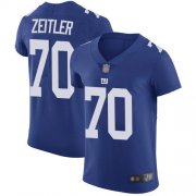 Wholesale Cheap Nike Giants #70 Kevin Zeitler Royal Blue Team Color Men's Stitched NFL Vapor Untouchable Elite Jersey